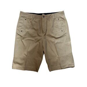 Carbon2Cobalt Mens Size 40‎ 100% Cotton Khaki Cargo Shorts